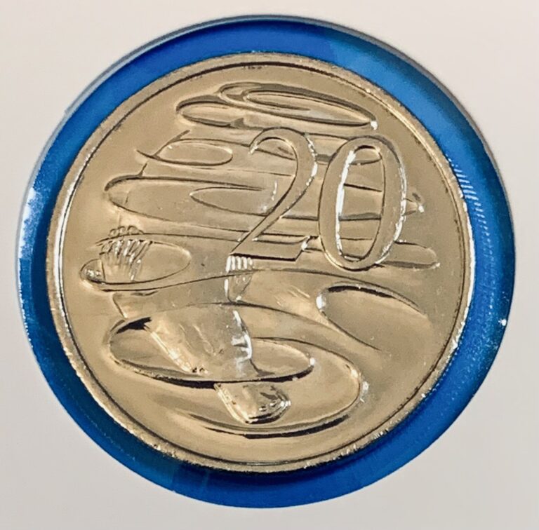 Read more about the article Australia 20 Cents Platypus Coin – Queen Elizabeth II – KM#403 – Wildlife Animal