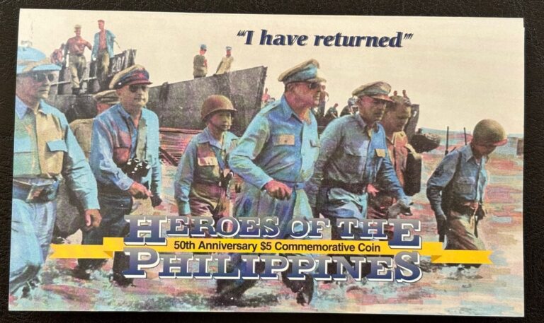 Read more about the article 1994 Republic of the Marshall Islands Heroes of the Philippines $5 Comm Coin