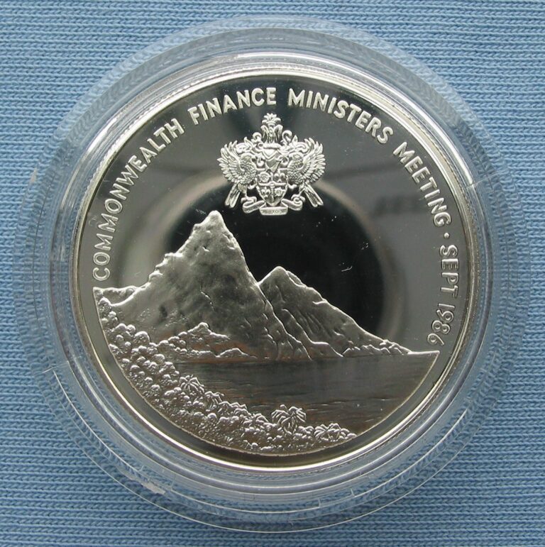 Read more about the article 1986 St. Lucia Commonwealth Finance Ministers Meeting Silver Proof Coin (Saint)