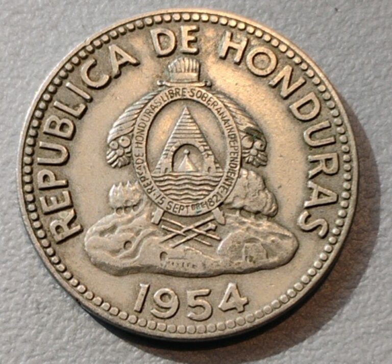 Read more about the article 1954 Honduras 10 Centavos Coin  Nice Condition