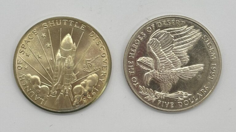 Read more about the article 2 Republic of Marshall Islands $5 Dollar Commemorative Coins