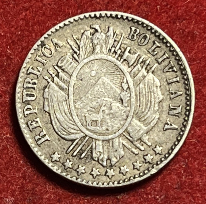 Read more about the article Bolivia 10 Centavos 1875 FE Silver Coin KM#158.2 T7424