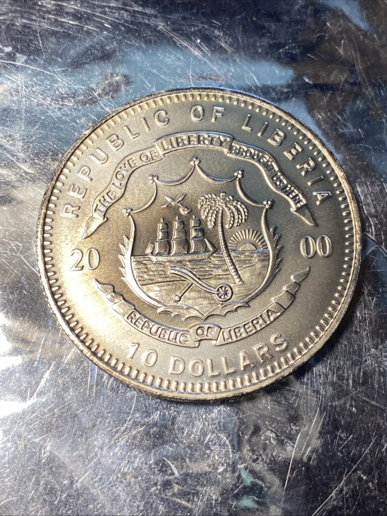 Read more about the article Republic of Liberia 2000 Statue of Liberty USA 10 Dollar Coin