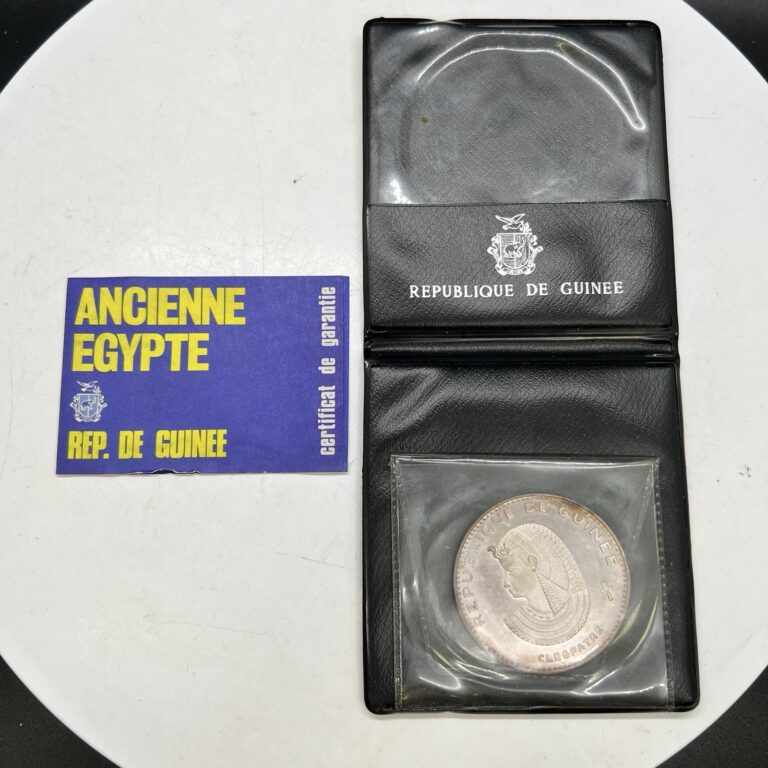 Read more about the article 1970 Guinea 500 Francs Cleopatra .999 Silver Proof Coin