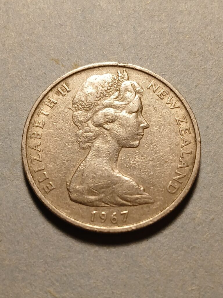 Read more about the article 1967 1 SHILLING NEW ZEALAND COIN
