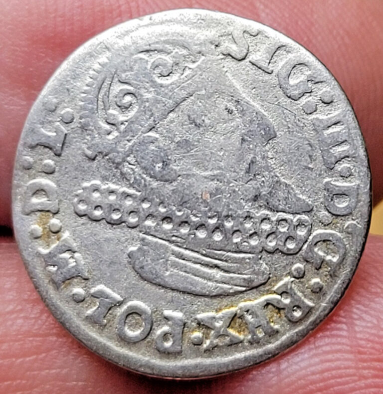 Read more about the article 1624 Poland 3 Groschen Silver coin SIGISMUND III