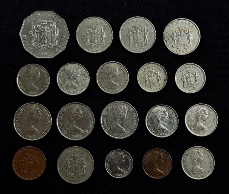 Read more about the article Cayman Islands  Jamaica  Bermuda Coin LOT * 1969-1982 ** Coins BULK LOT
