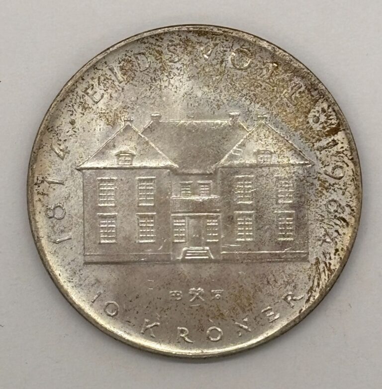 Read more about the article 1964 Norway Silver 10 Kroner  90% Silver