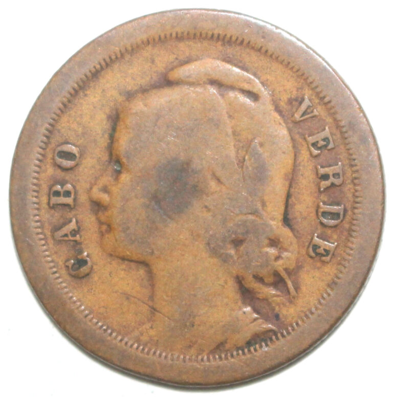 Read more about the article Portuguese Cape Verde 20 Centavos Coin 1930 KM# 3 Portugal Cabo Twenty