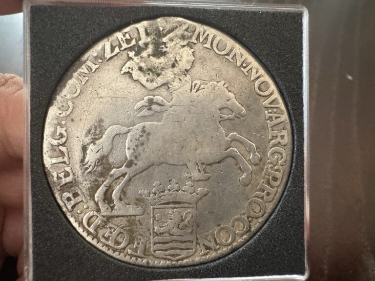 Read more about the article 1 Ducaton Silver Netherland Coin 1776 Hole Rare_LDP Shop.