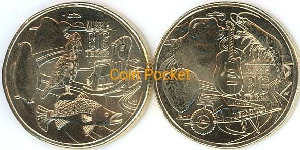 Read more about the article Aussie Big Things 2 Australia $1 One Dollar 2025 Folder Set Coins Ex RAM Bag UNC
