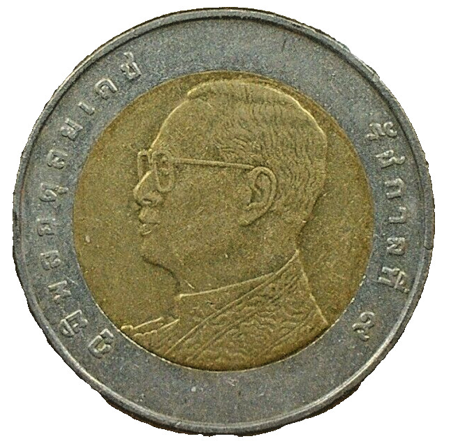 Read more about the article WORLD COIN SALE-2011 THAILAND 10 BAHT-BI-METALLIC COMPOSITION COIN-KM# Y#508