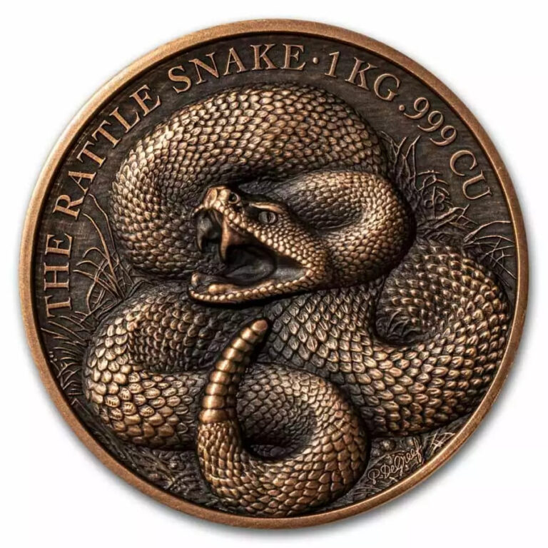 Read more about the article 2025 1kg Benin Lunar Rattlesnake .999 Copper Coin