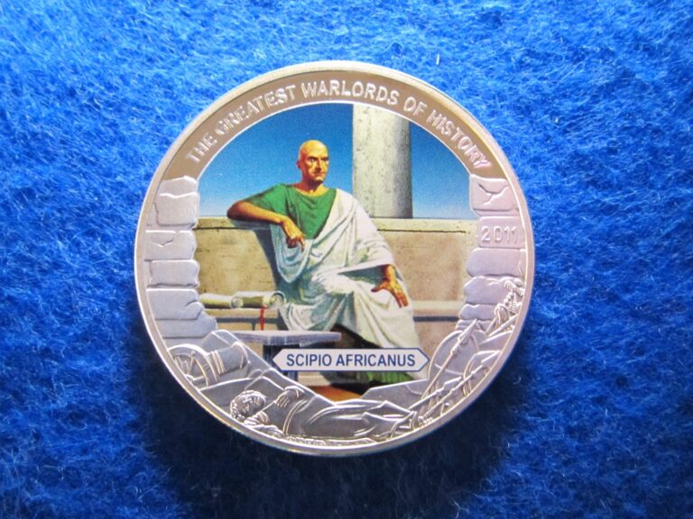Read more about the article 2011 Scipio Africanus –  $5 Liberia Proof – Greatest Warlords Series