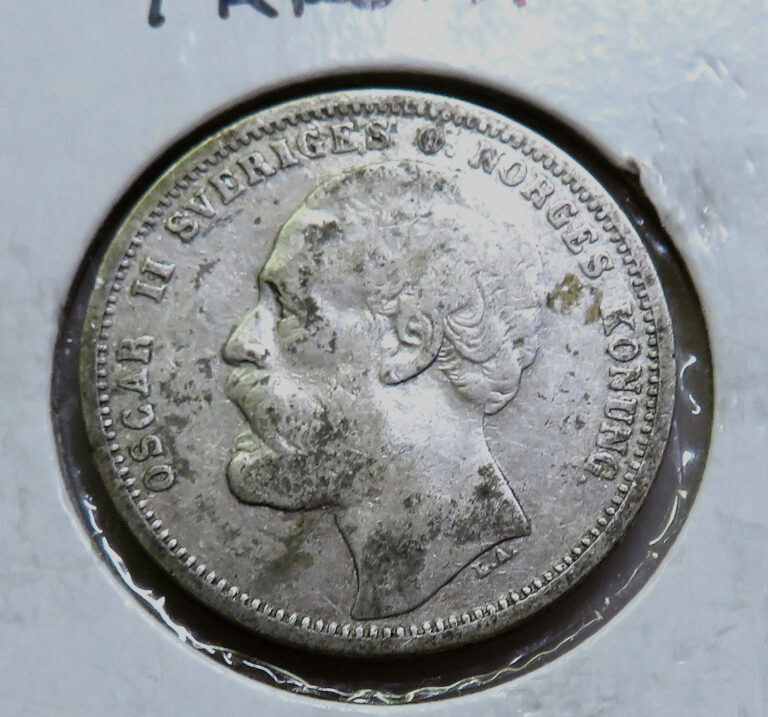 Read more about the article 1873-ST Sweden 1 Silver Krona