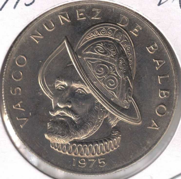 Read more about the article 1975 Panama Uncirculated 1 Balboa Explorer Vasco Nunez de Balboa Coin!