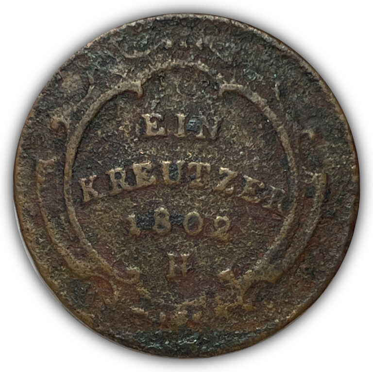 Read more about the article 1802 Austria 1 Kreuzer Good G Coin #26767