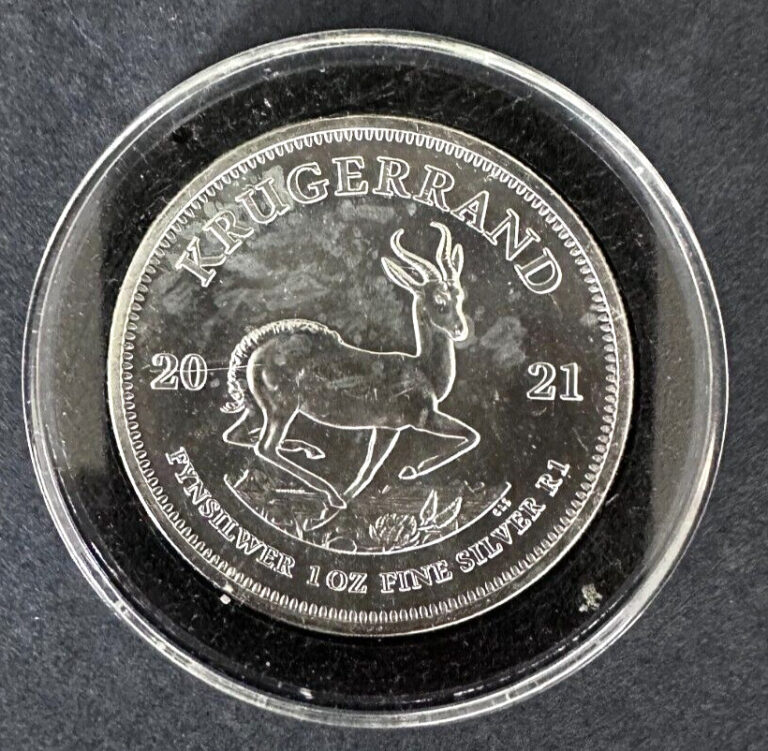 Read more about the article 2021 South Africa Silver Krugerrand in Capsule Uncirculated Coin