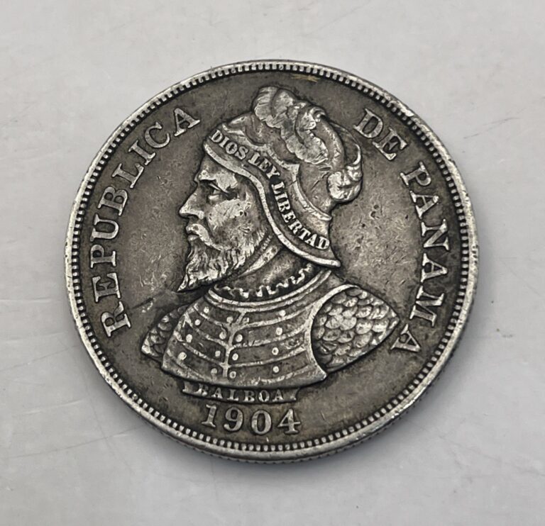 Read more about the article 1904 Republica De Panama 50 Centesimos .900 Silver