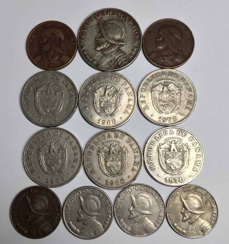 Read more about the article 1961 – 1983 Panama –  13 Coin Lot – Mixed Dates and Denominations 🇵🇦
