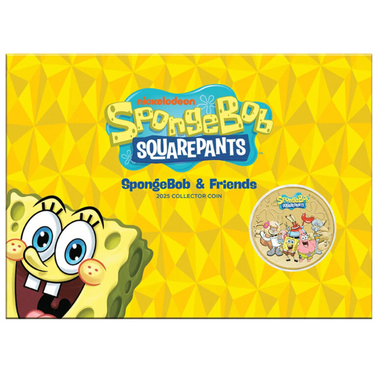 Read more about the article 2025 Tuvalu SpongeBob Squarepants SpongeBob and  Friends 13.5g Base Metal Coin