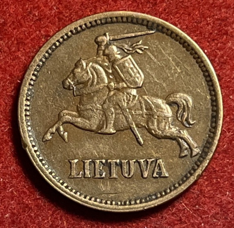 Read more about the article Lithuania 5 Centai 1936 Bronze Coin KM#81 T7381