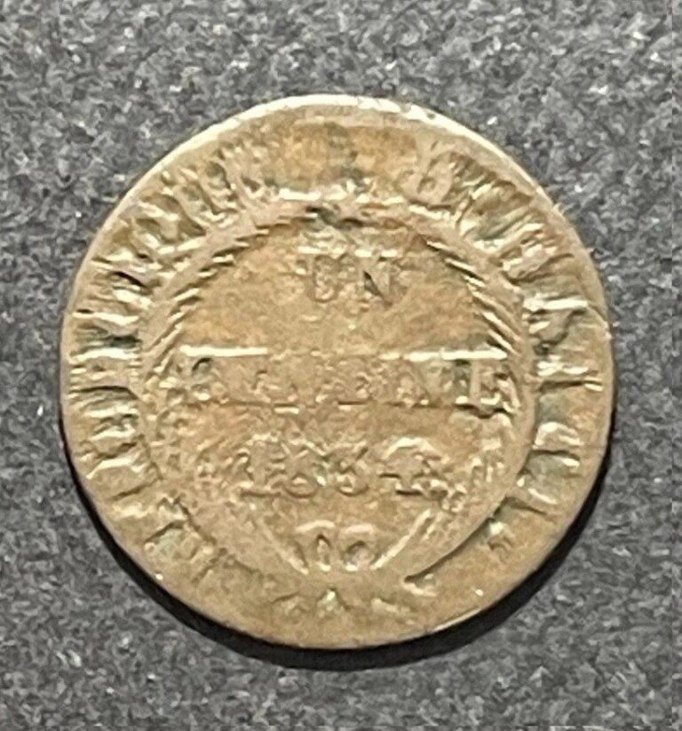 Read more about the article Haiti 1834 1 Centime L’An 31