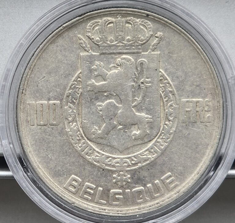 Read more about the article Belgium 1948 100 Francs Silver Coin