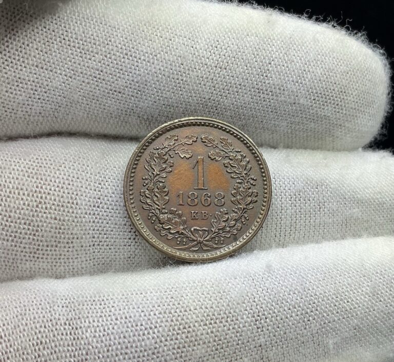 Read more about the article Hungary 1868-KB 1 Krajczar Franz Joseph Au+ D255