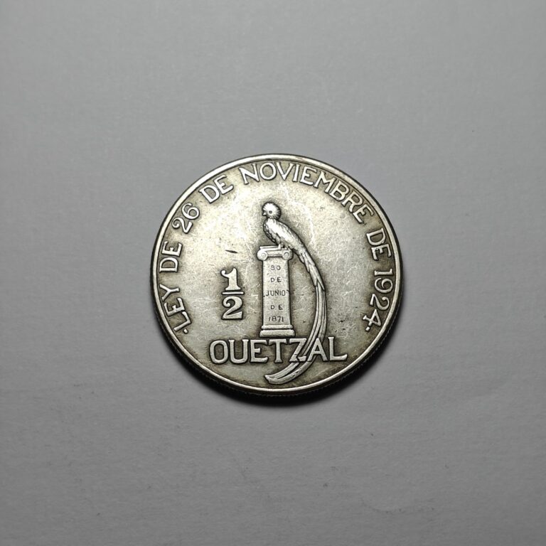 Read more about the article 1925 guatemala coin 1/2 quetzal