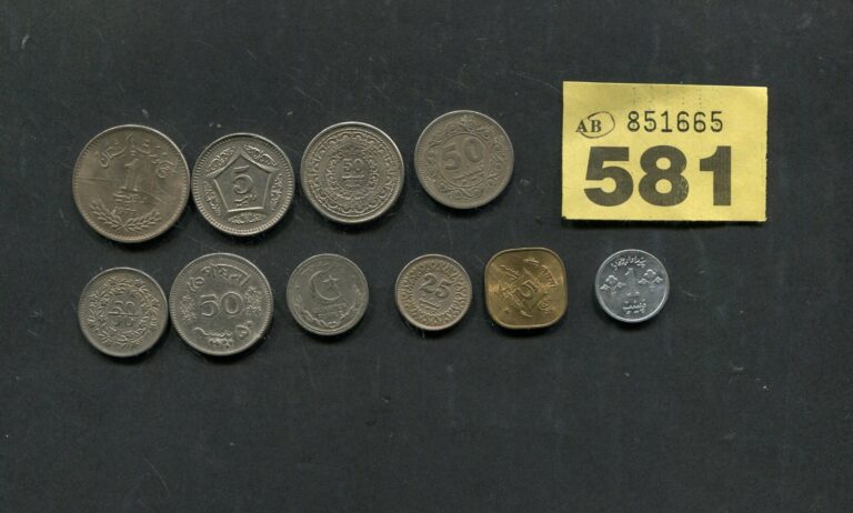 Read more about the article Set of  10  coins  of     Pakistan