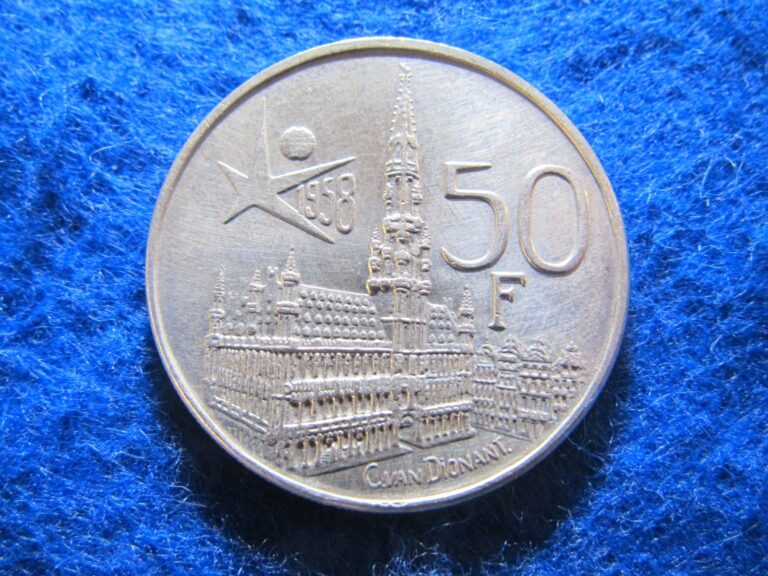 Read more about the article 1953 Belgium Silver 50 Francs – Lustrous Uncirculated