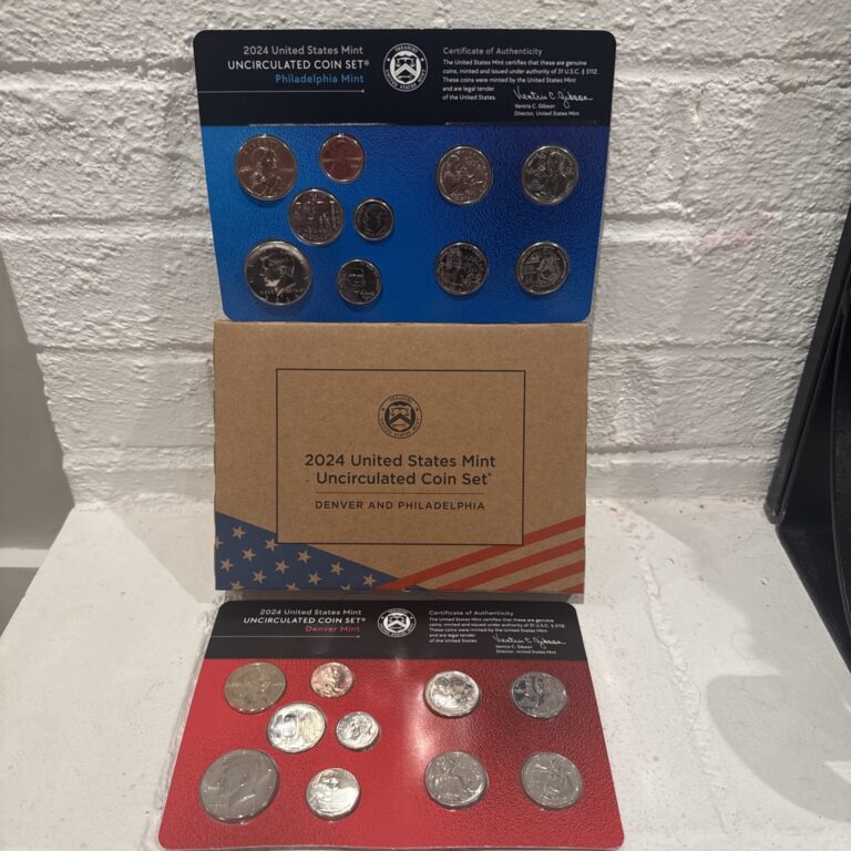 Read more about the article 2024 P and D United States Mint Uncirculated Coin Annual Set OGP  20-Coin Set