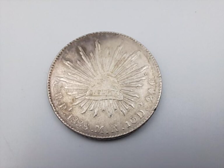 Read more about the article 1888-Pi San Luis Potosi Mint Repulica Mexicana Mexico 8 Reales 90.3% Silver Coin