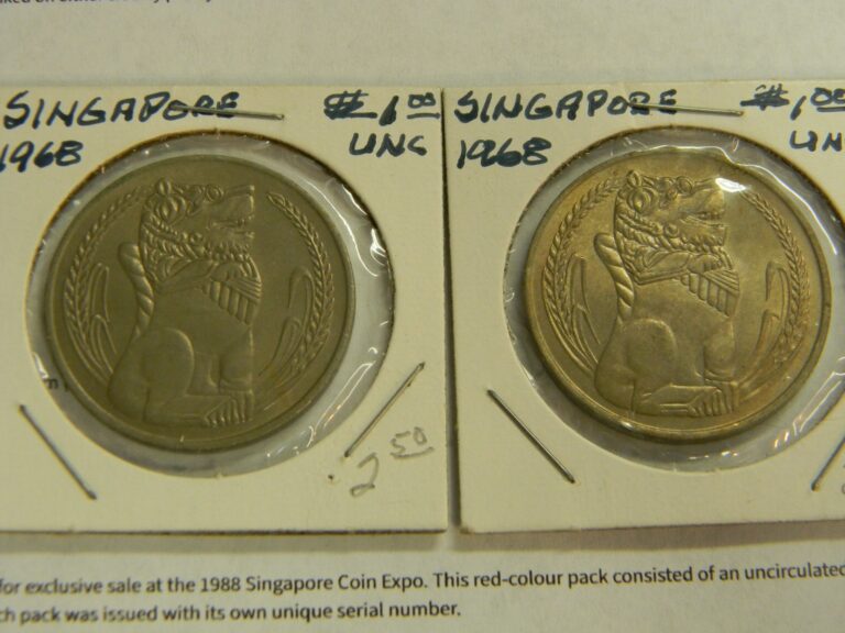 Read more about the article 1968 Singapore 1 Dollar Coins