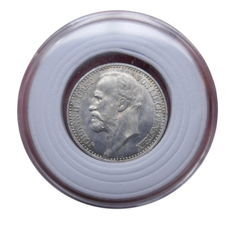 Read more about the article Liechtenstein 1900 Johann II Fürst von Liechtenstein 1 Krone Silver Coin