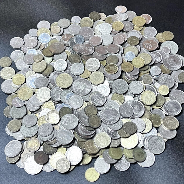 Read more about the article Spanish Coins 1 LB Bulk Lot of ~80 Random Coins from Spain 🇪🇸