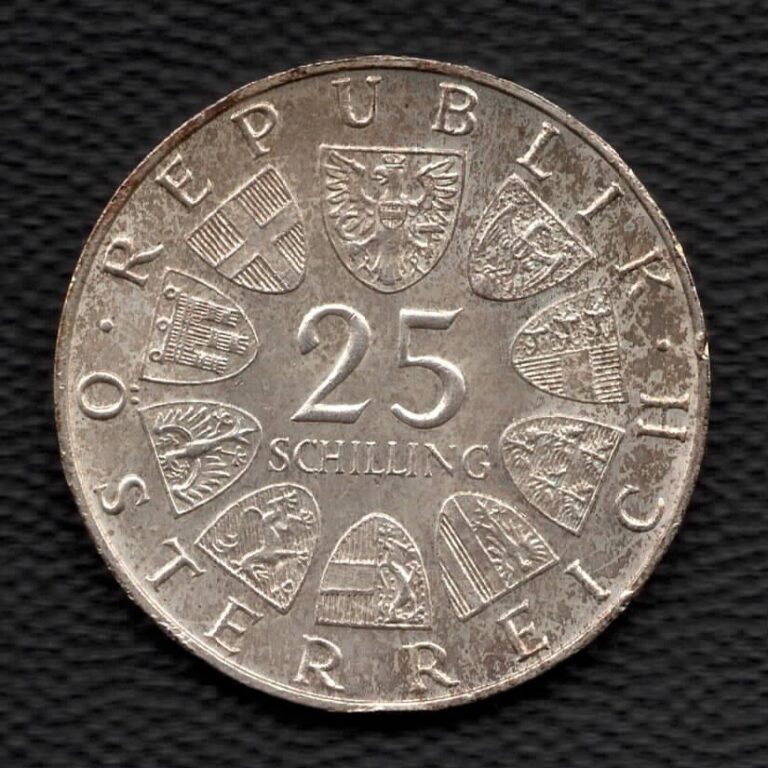 Read more about the article 1970 Austria 25 Schilling Franz Lehar Silver Coin