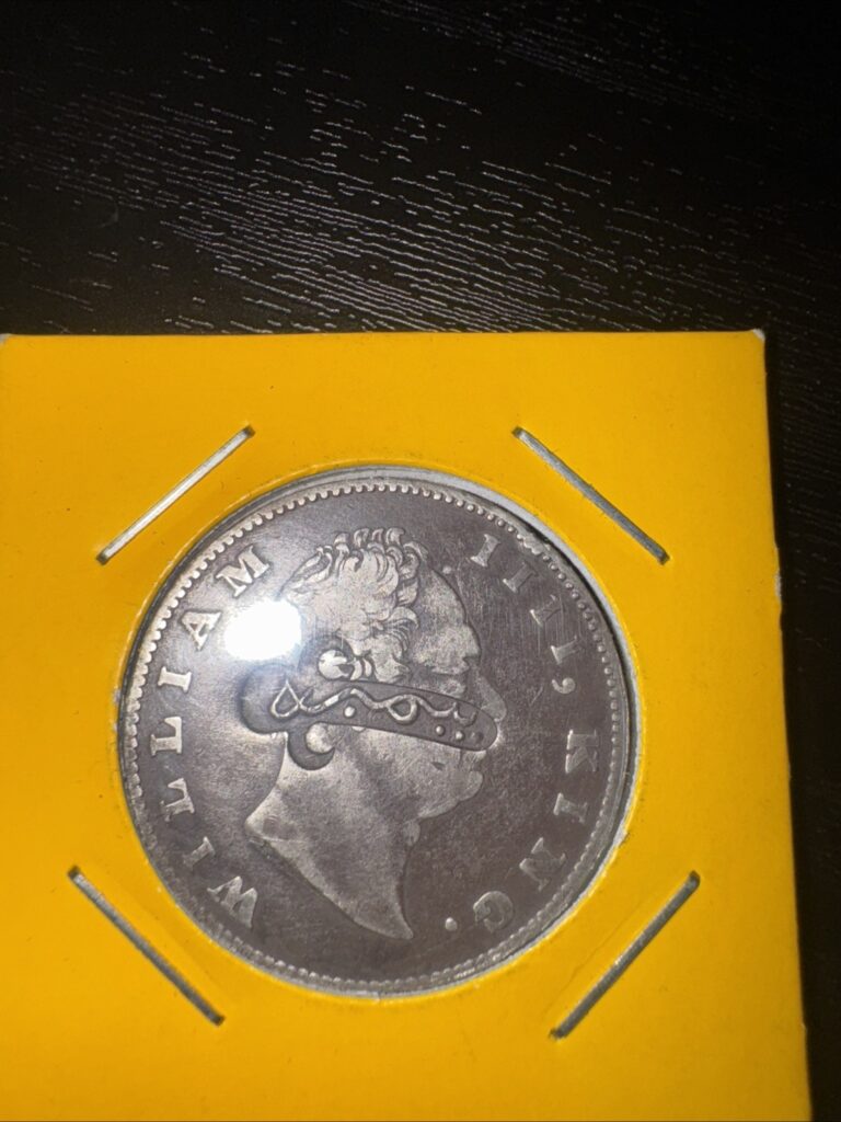Read more about the article British India William 4 Silver Rupee 1835 COUNTERMARKED