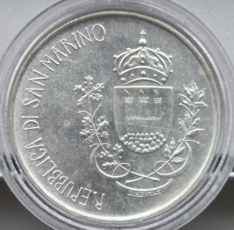 Read more about the article San Marino 1981 1000 Lire Silver Coin  – Brilliant Uncirculated