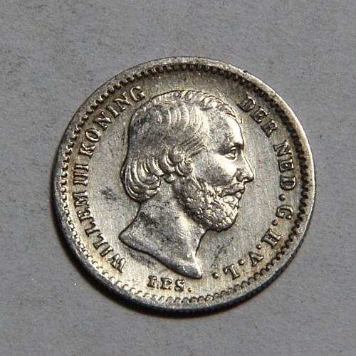 Read more about the article 1863 Netherlands Five Cents 5c Nice AU Condition -5153-