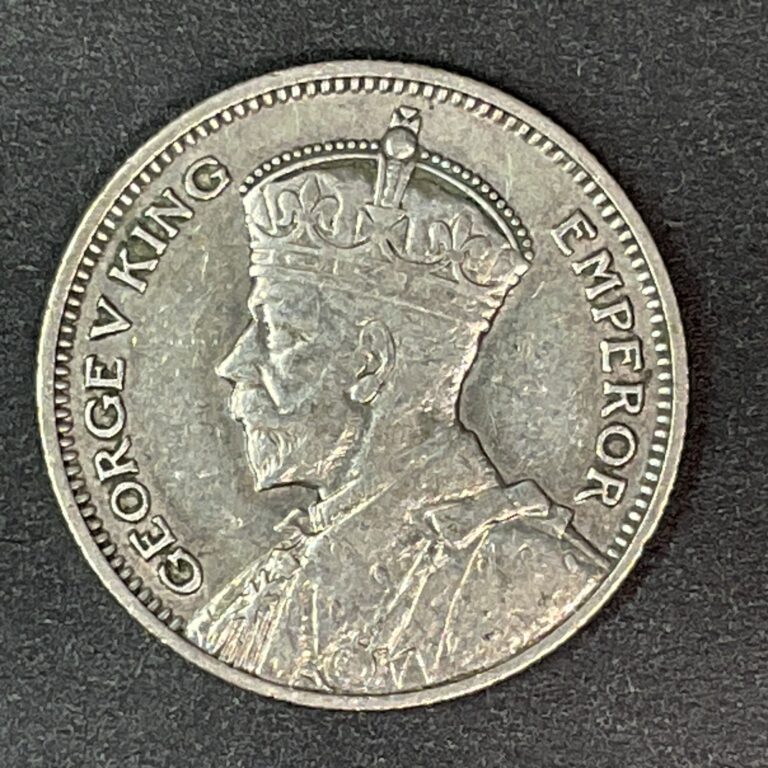 Read more about the article New Zealand 1934 silver 6 Pence KM# 2 George V