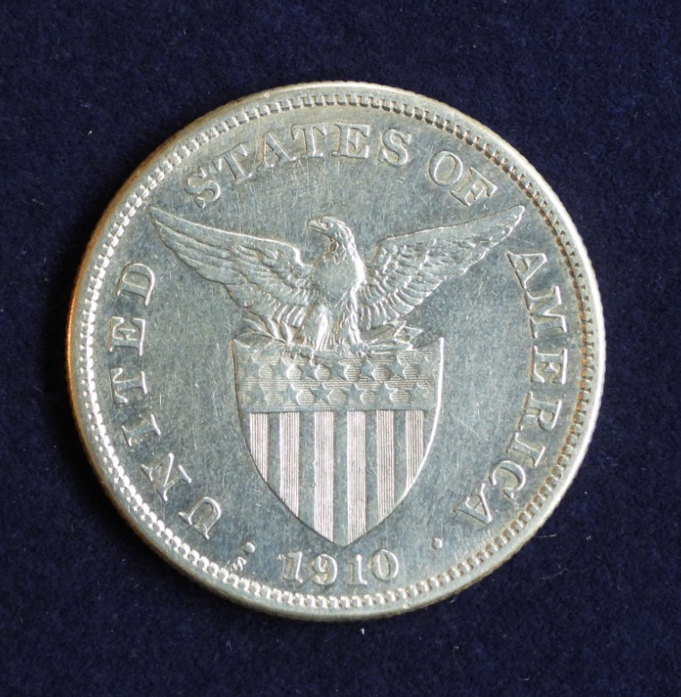 Read more about the article 1910 S Philippines One Peso 80% Silver Coin KM# 172