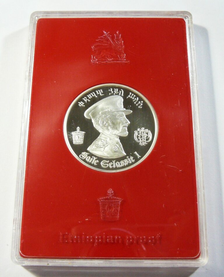 Read more about the article ETHIOPIA 1972 $5 Haile Selassie Silver Crown Proof