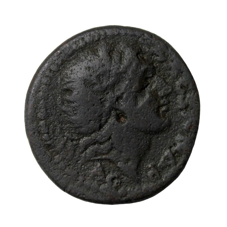 Read more about the article Ancient Greek Coin Macedonia 232-244 AD Gordian III Alexander and Bucephalus AE27