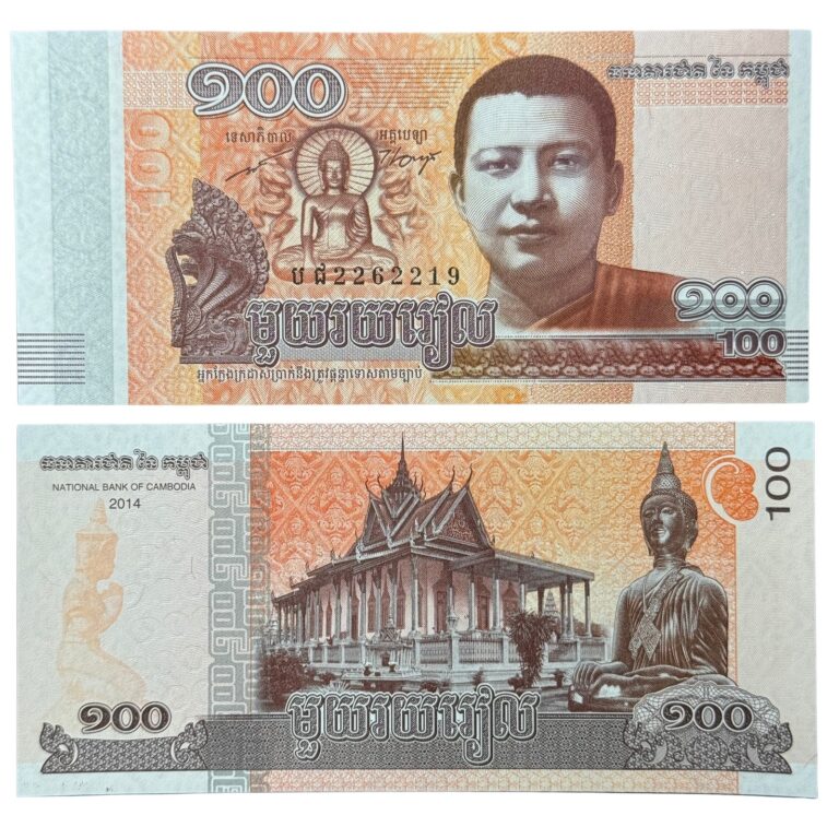 Read more about the article Cambodia 100 Riels P65(U) – Rare Banknote in Excellent Condition