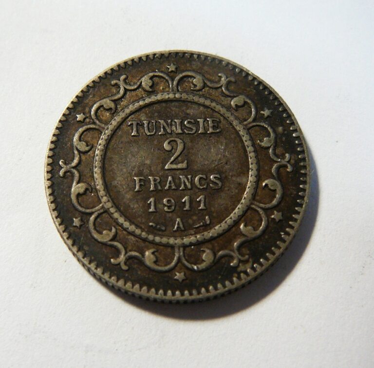 Read more about the article Tunisia 1911 Silver 2 Francs
