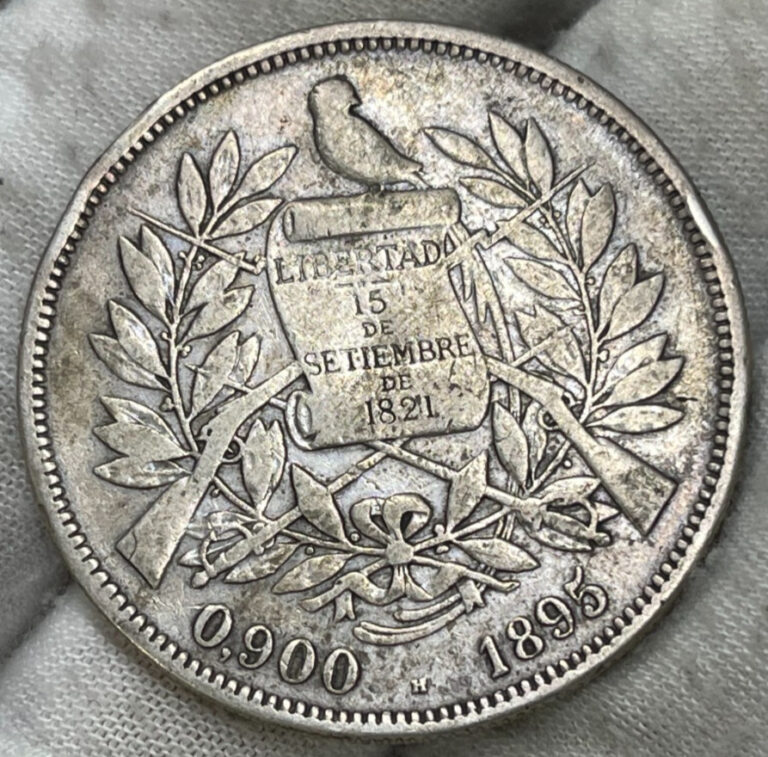 Read more about the article 1895 Guatemala One Peso Silver Coin High Value