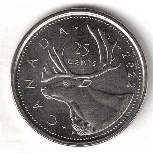 Read more about the article 2022 Canada First Strike Brilliant Uncirculated Caribou 25 Cent Coin!