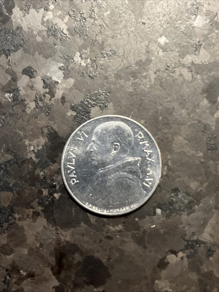 Read more about the article Vatican City 100 Lire 1968 Stainless Steel Coin